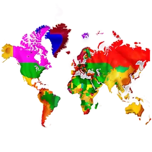 Colorful World Map Png Mtd92 PNG image