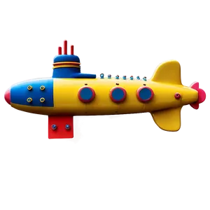 Colorful Yellow Submarine Png 43 PNG image