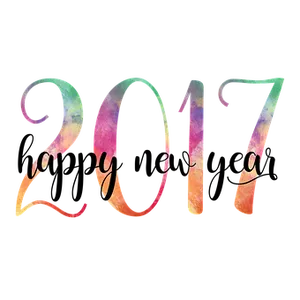 Colorful2017 New Year Celebration PNG image