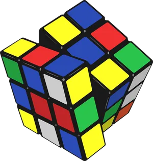 Colorful3 D Rubiks Cube PNG image