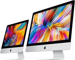 Colorfuli Mac Displays PNG image