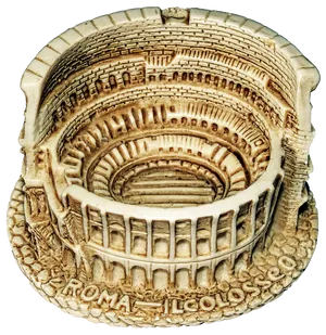 Colosseum Souvenir Model PNG image