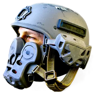 Combat Helmet With Communication Gear PNG Ned PNG