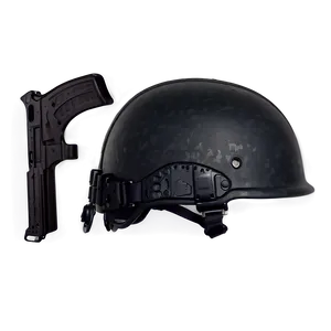 Combat Helmet With Protective Gear PNG 6 PNG