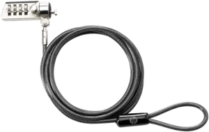 Combination Lock Security Cable PNG image