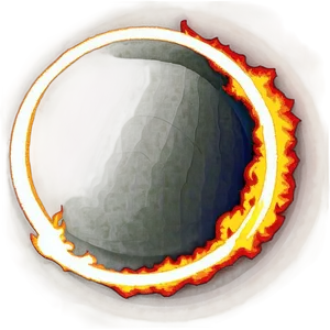 Combustion Circle Graphic PNG 3 PNG