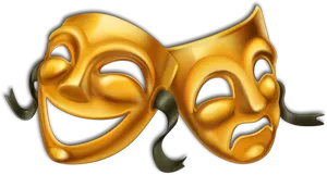 Comedy_and_ Tragedy_ Theater_ Masks PNG