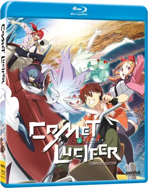 Comet Lucifer Anime Bluray Cover PNG image