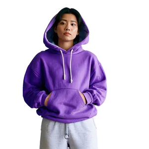 Comfy Purple Hoodie Image Png 06292024 PNG image