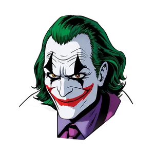 Comic Book Joker Smile PNG Yhh88 PNG