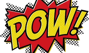 Comic Book P O W Explosion