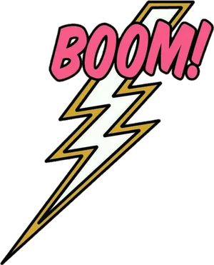 Comic Style Boom Explosion PNG