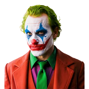 Comic Style Joker Makeup PNG Rng PNG
