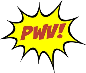 Comic Style Pow Expression PNG