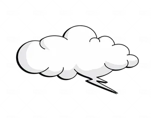 Comic Style Speech Bubble PNG image