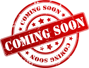 Coming Soon Stamp Red Black PNG image