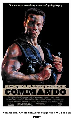 Commando Movie Poster Arnold Schwarzenegger PNG image