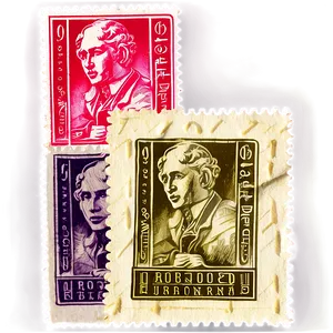 Commemorative Postage Stamp Set PNG 16 PNG