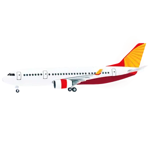 Commercial Airplane Png 05042024 PNG image