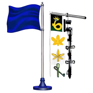 Commercial Flagpole Design Png Etl PNG image