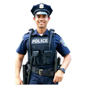 Community Police Officer Png Qmt PNG image