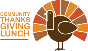 Community Thanksgiving Lunch Turkey Graphic PNG image
