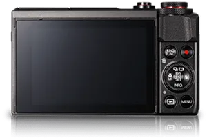 Compact Camera Rear View PNG image