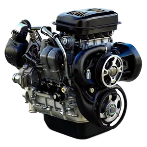 Compact Car Engine Model Png 06132024 PNG image