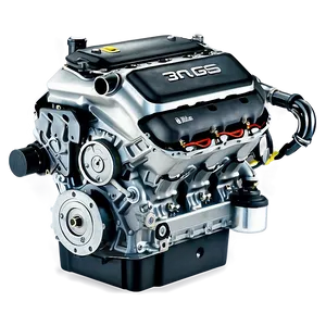 Compact Car Engine Model Png 06132024 PNG image