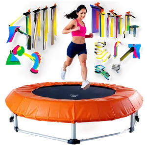 Compact Exercise Trampoline PNG 10 PNG
