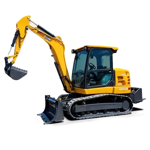 Compact Mini Backhoe Loader PNG 33 PNG
