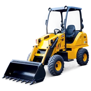 Compact Mini Backhoe Loader PNG Mvo71 PNG