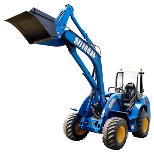 Compact Mini Backhoe Loader PNG Vbv PNG