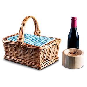 Compact Picnic Basket PNG 06122024