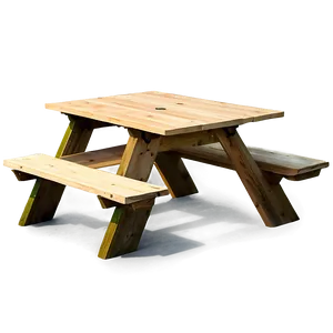 Compact Picnic Table Png Pox3 PNG image