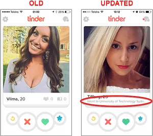 Comparisonof Dating App Profiles PNG image