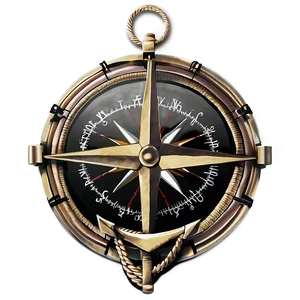Compass And Anchor PNG Ebh