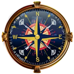 Compass And Chart PNG 05042024