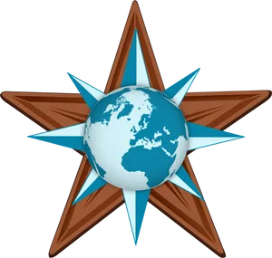 Compass Earth Graphic PNG image