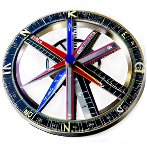 Compass Needle Detail PNG 05042024
