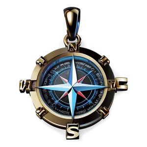 Compass Pendant PNG 06282024