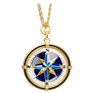 Compass Pendant PNG 53