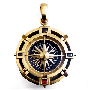 Compass Pendant PNG Qpc21
