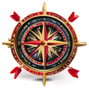 Compass Rose With Arrows Png Gni PNG image
