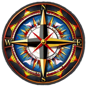 Compass Rose With Cardinal Points Png 05252024 PNG image