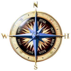 Compass Rose With North Star Png Grr PNG image