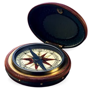 Compass With Leather Case Png 48 PNG image