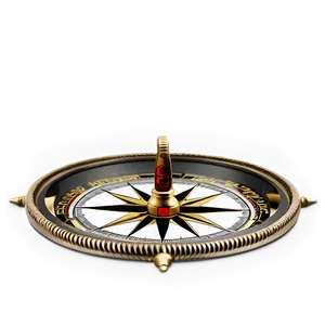 Compass With Rope Border PNG Era12