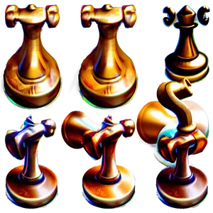 Complete Chess Set Icons PNG 62