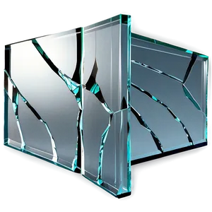 Complex Glass Crack PNG Ctq41